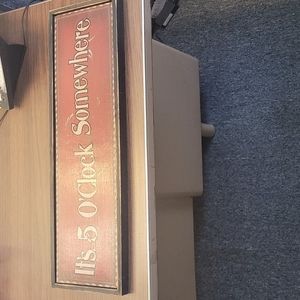 "It's 5 O'clock Somewhere" sign